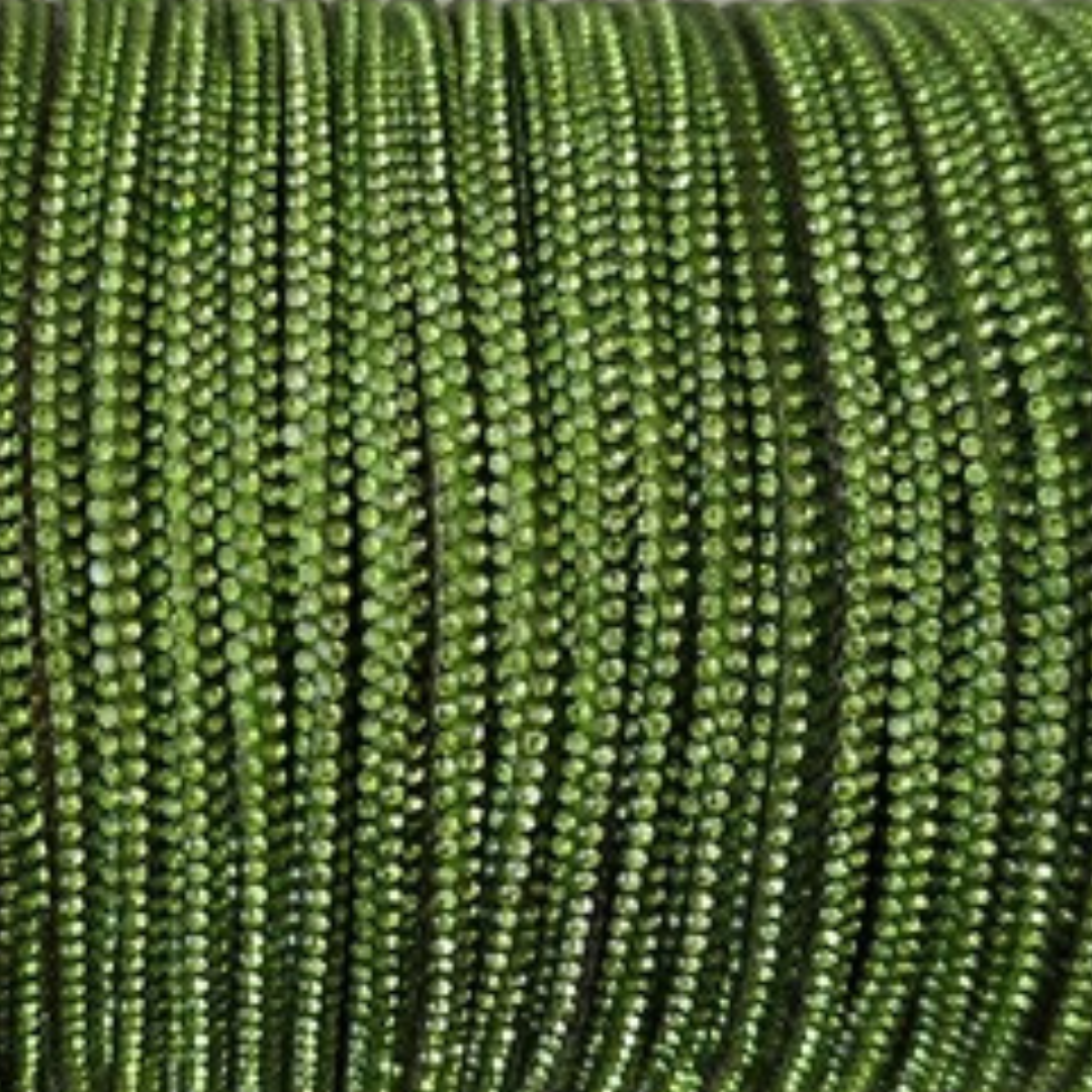 Cordino strass Macramè Spaghetti color verde mela 4 mm con anima in cotone per gioielli, borse, fai da te