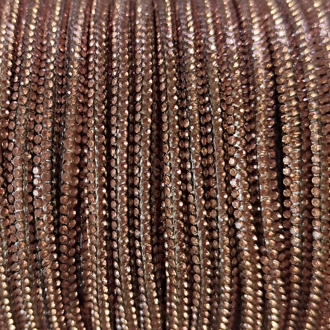 cordino_strass_macramè_spaghetti_4_mm_colore_bronzo_chiaro_anima in_cotone