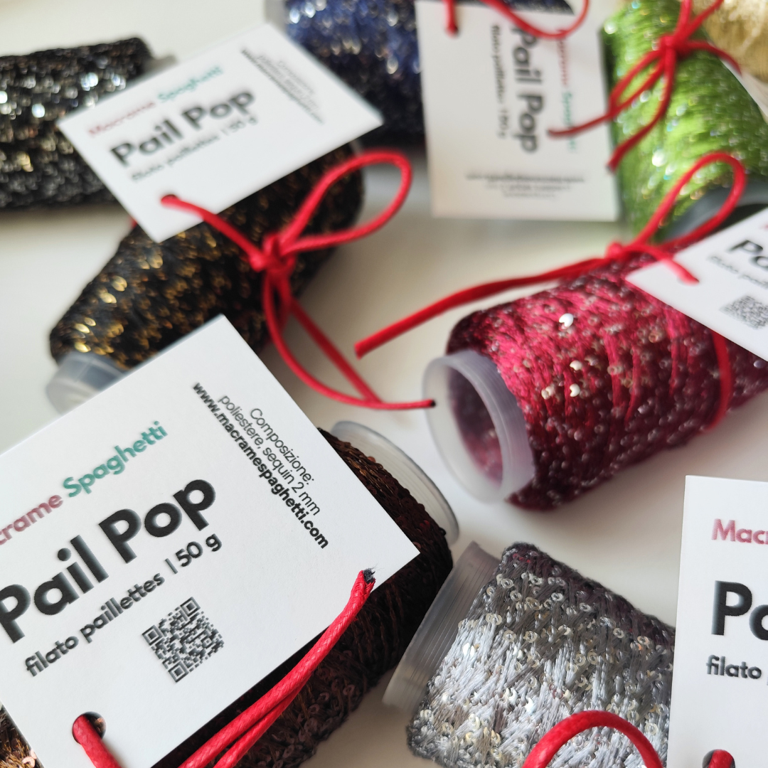 PAIL POP filato con paillettes | 50 grammi
