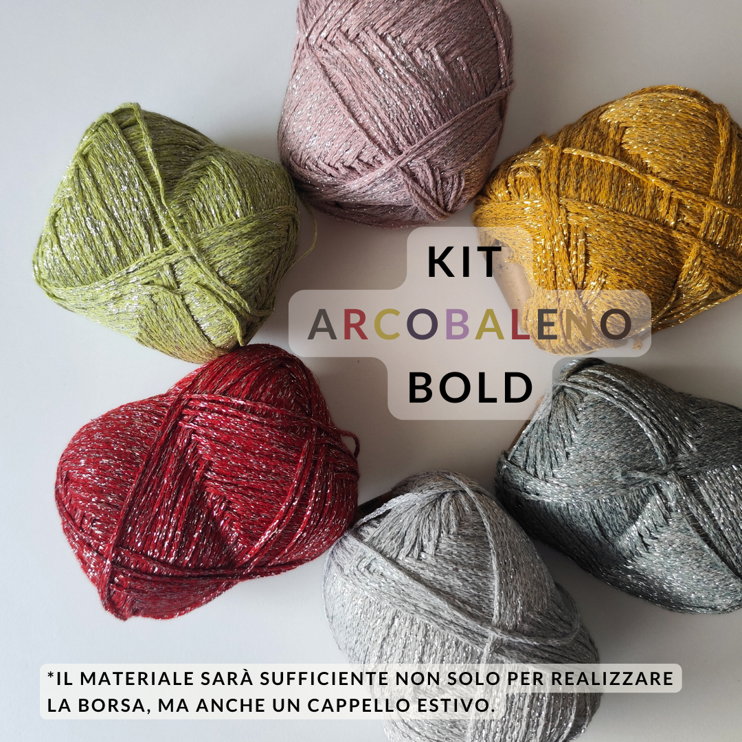 Kit + Video Tutorial GRATUITO Borsa ARCOBALENO (in ITALIANO)
