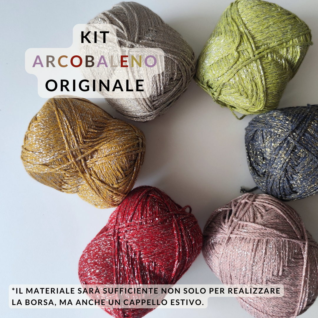 Kit + Video Tutorial GRATUITO Borsa ARCOBALENO (in ITALIANO)