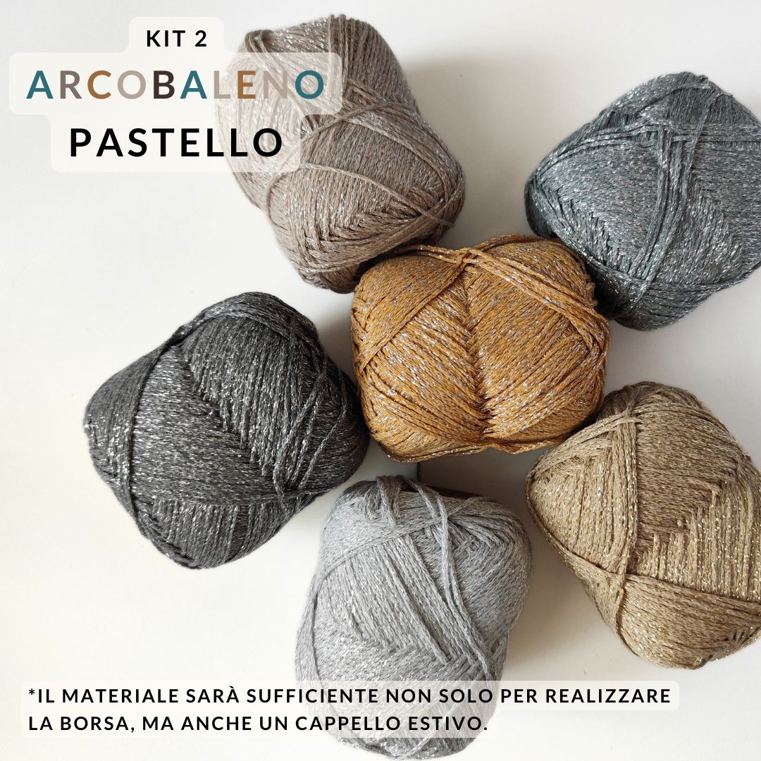 Kit + Video Tutorial GRATUITO Borsa ARCOBALENO (in ITALIANO)