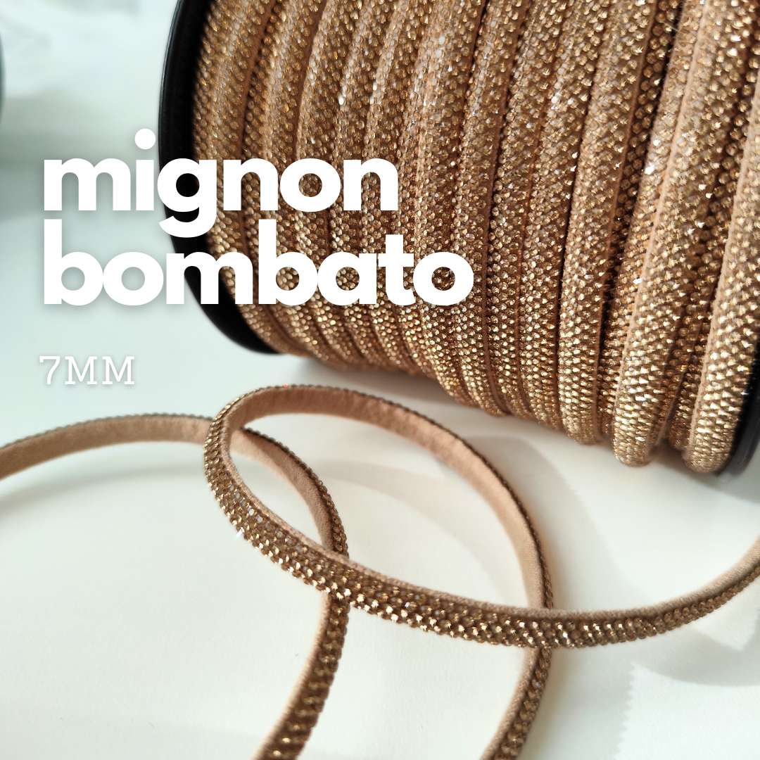 Rhinestone Half Cord | 7 mm  Base