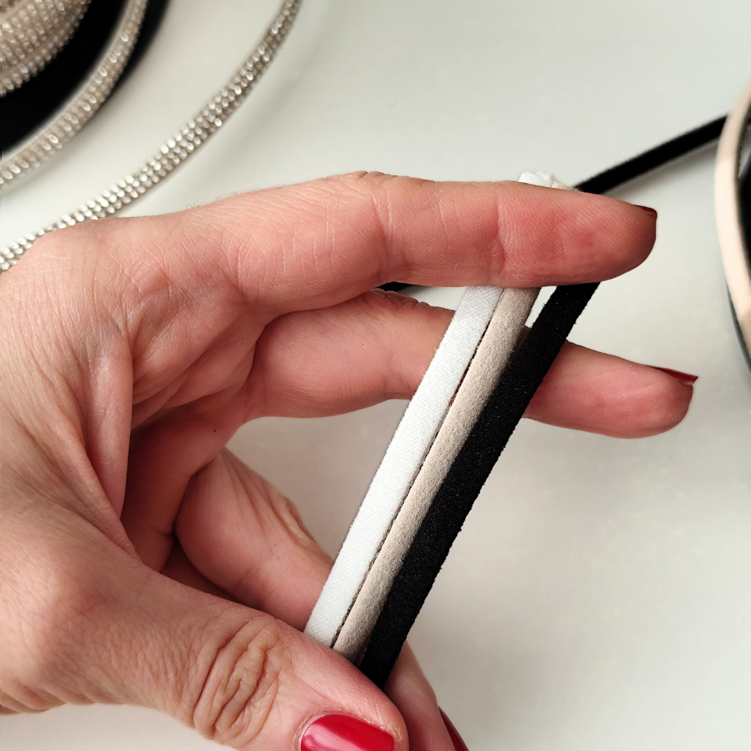 Rhinestone Half Cord | 5 mm  Base