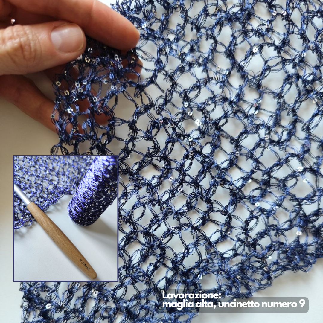 PAIL POP filato con paillettes | 50 grammi