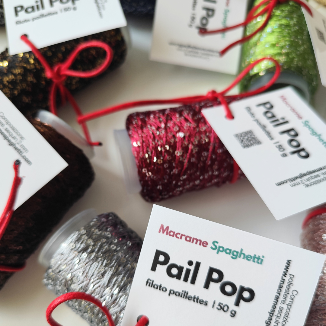 PAIL POP filato con paillettes | 50 grammi