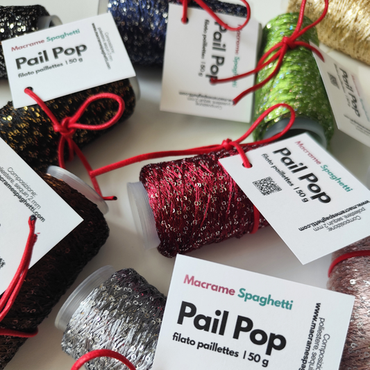 PAIL POP filato con paillettes | 50 grammi