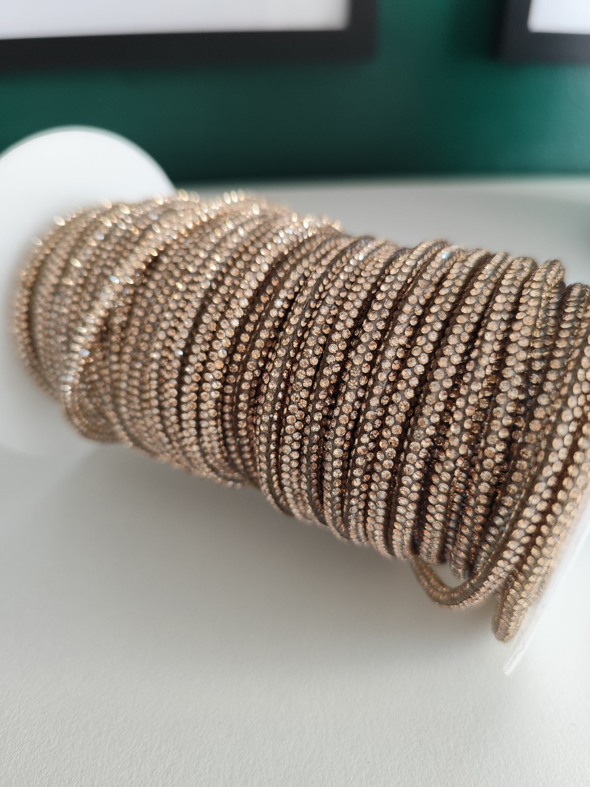 Macramè Spaghetti cordino champagne 24 metri | 4.5 mm