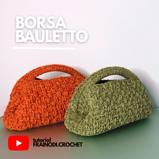 VIDEO TUTORIAL GRATUITO: BORSA BAULETTO uncinetto | filato velvet