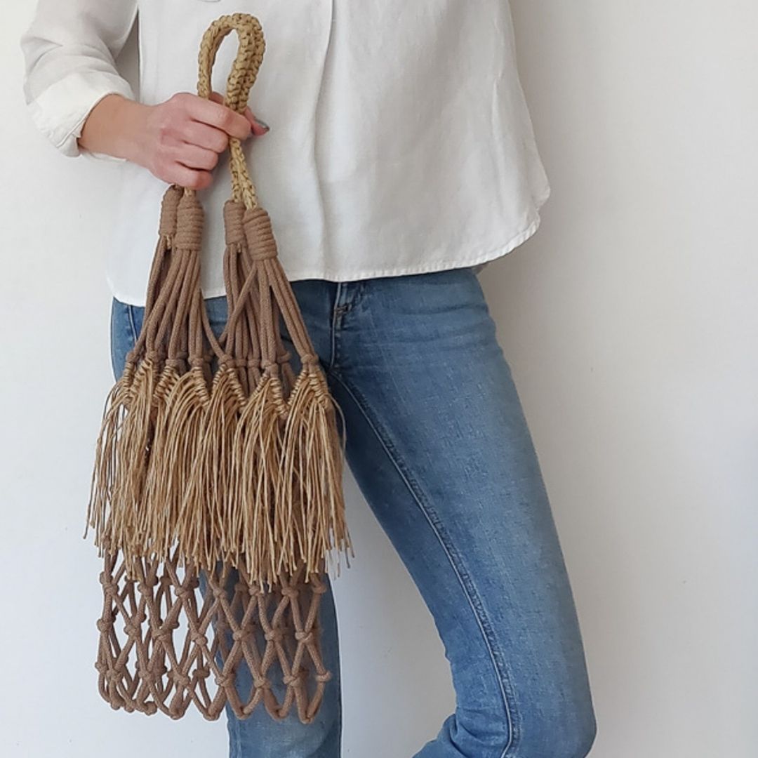 Macrame Shopper Bag Pattern - PDF Download - ENGLISH – Macrame Spaghetti