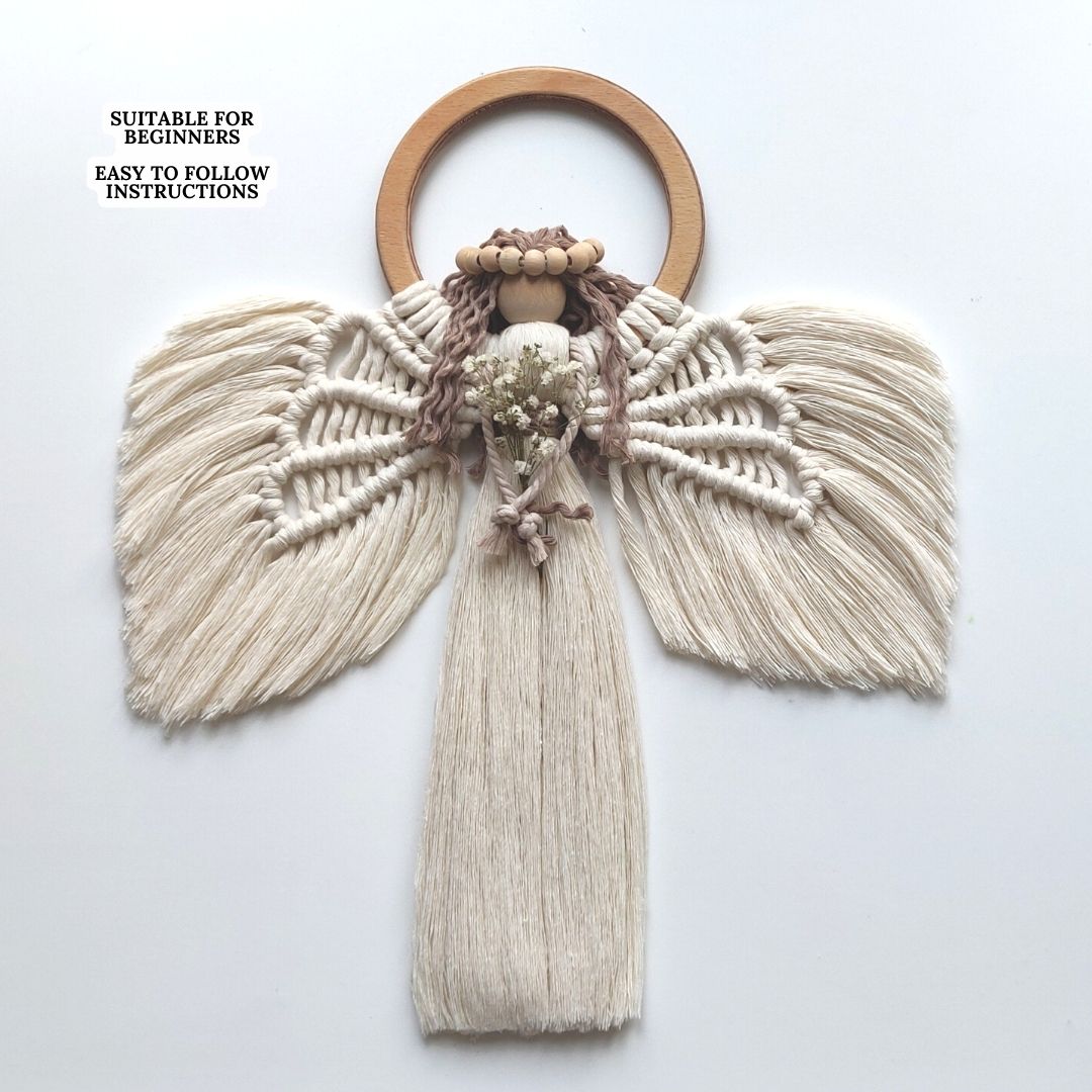 Macrame Kit  Angel - Sew Confident