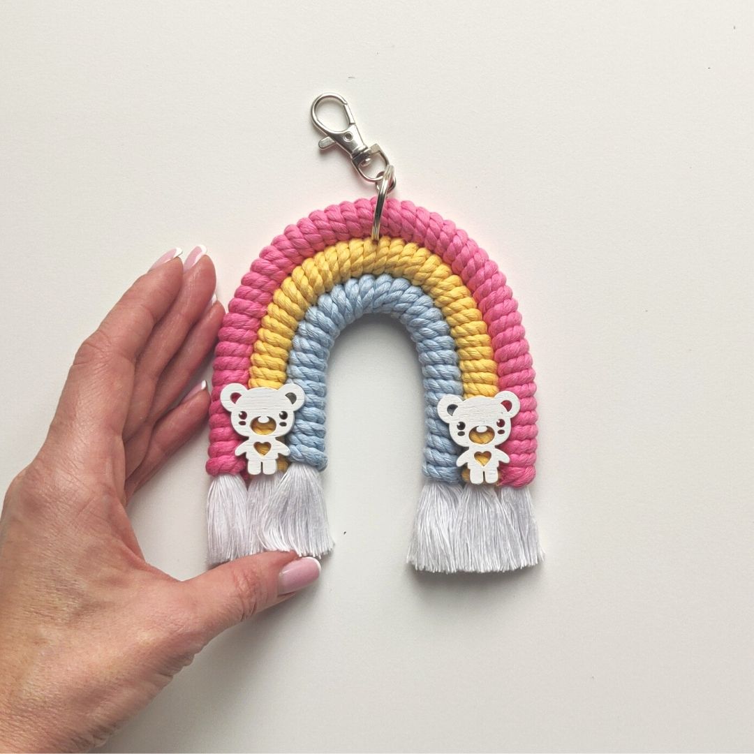 Rainbow Keychain Kit - Makes 2