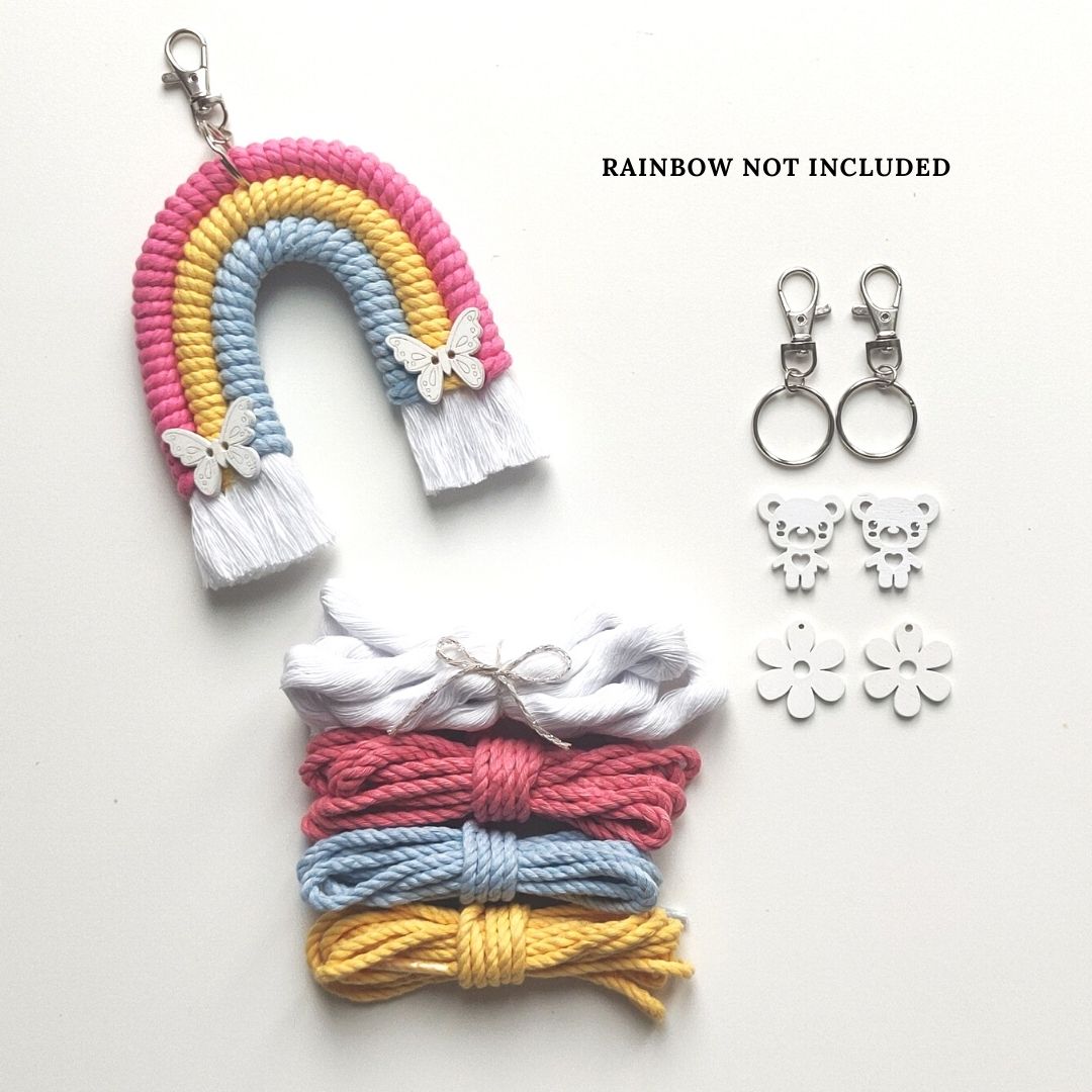 Rainbow Keychain Kit - Makes 2