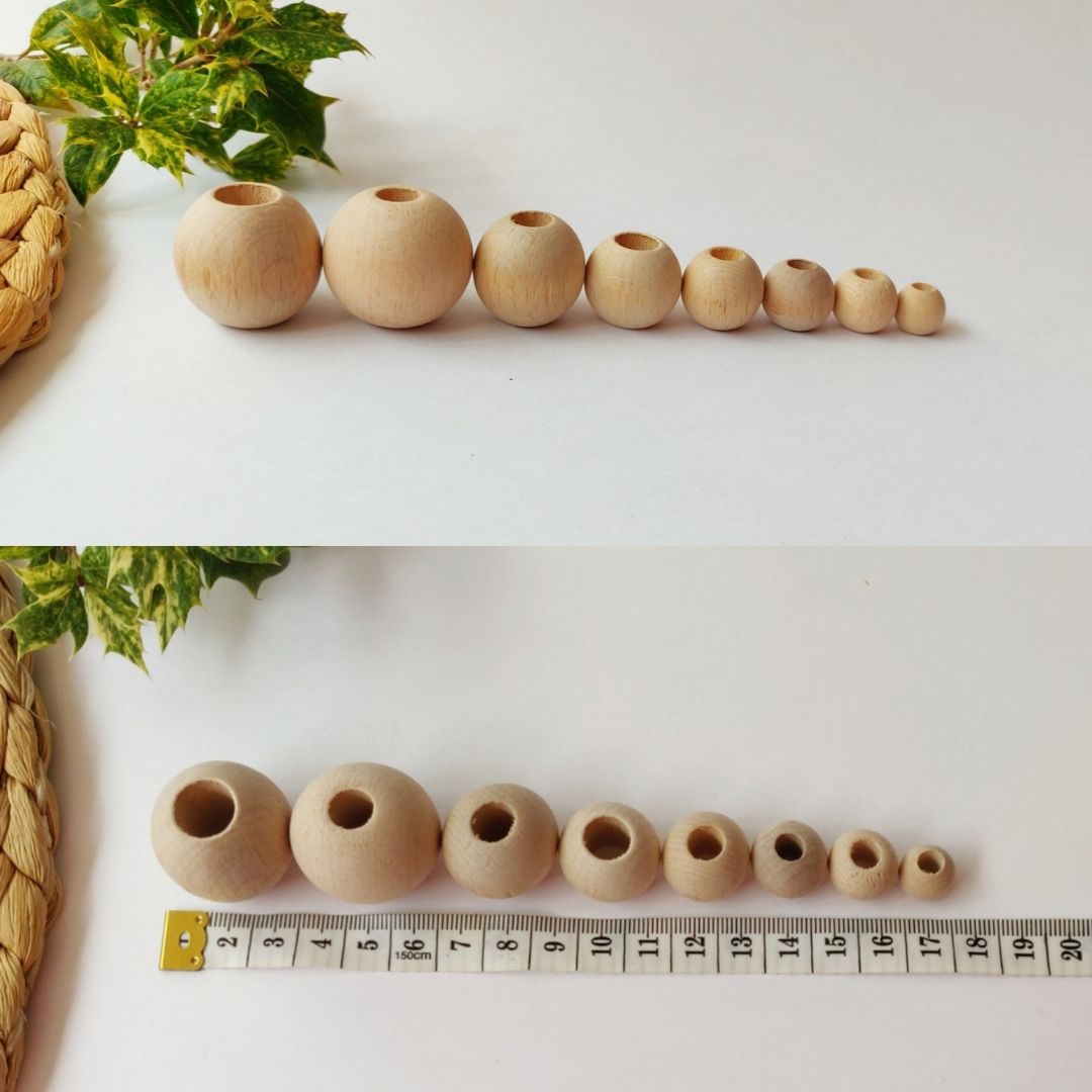 Large wooden deals beads bulk